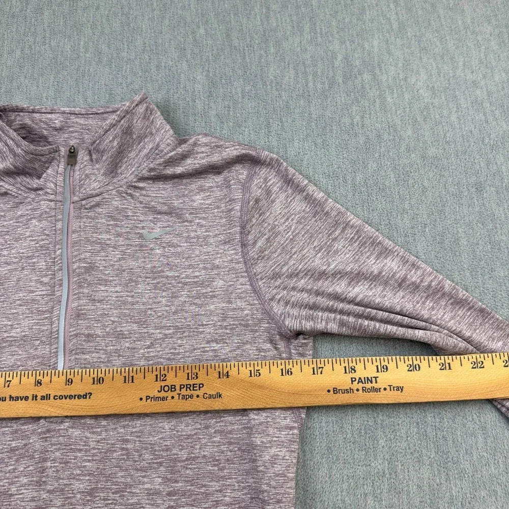Nike Pullover Womens XS Purple Running Collar Top Zip Dri-Fit Running Gym 904900